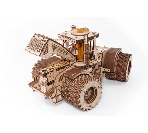 Конструктор деревянный 3D EWA Трактор КИРОВЕЦ К-7М