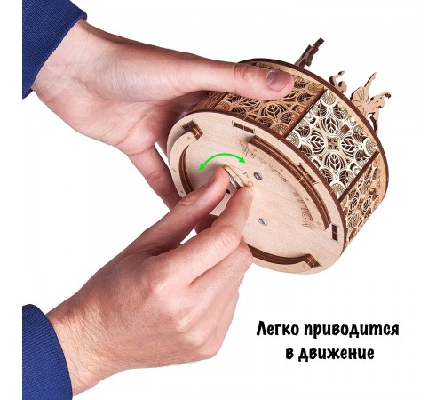 Сборная музыкальная шкатулка Wood Trick Танцующие балерины