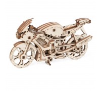 Деревянный конструктор, сборная модель Lemmo Мотоцикл "Лекс"