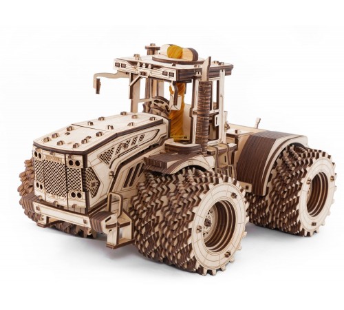 Конструктор деревянный 3D EWA Трактор КИРОВЕЦ К-7М