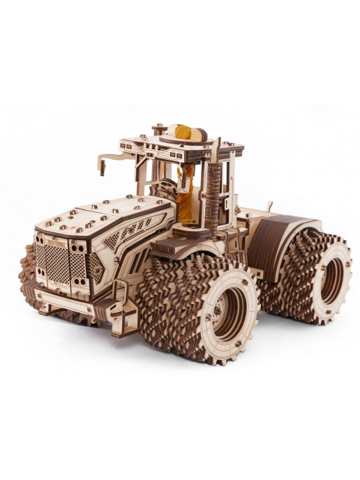 Конструктор деревянный 3D EWA Трактор КИРОВЕЦ К-7М