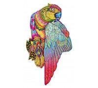 Деревянный пазл Wood Trick Яркий Попугай (35x20 см)