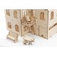 Сборная модель из дерева 3D EWA Кукольный дом с лифтом