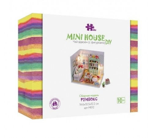 Румбокс, интерьерный конструктор MiniHouse Чай вдвоём (с фигурками)