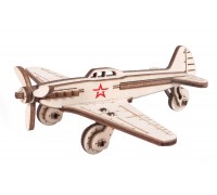 Конструктор деревянный Армия России Самолет Бомбардировщик