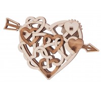 3D-пазл из дерева Wood Trick Вудик Сердце