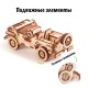 Механический 3D-пазл из дерева Wood Trick Джип