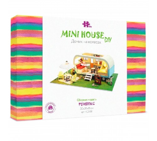 Румбокс, интерьерный конструктор MiniHouse Домик на колесах
