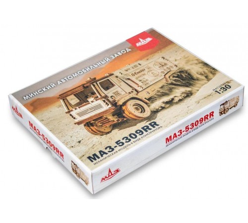 Конструктор деревянный 3D EWA МАЗ-5309RR 1:30