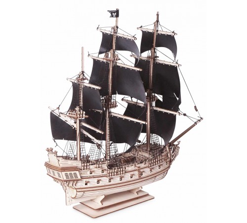Сборная модель из дерева Lemmo Пиратский корабль "Черное Сердце"