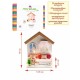 Румбокс, интерьерный конструктор MiniHouse Клубничный смузи