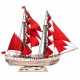 Сборная модель из дерева Lemmo Корабль с парусами "Секрет Океана"