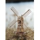 Сборная модель деревянная 3D EWA Ветряная мельница механическая