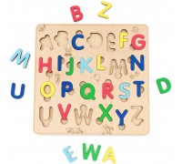 Сортер деревянный развивающий Английский Алфавит EWA