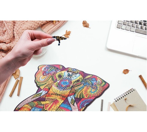 Деревянный пазл Wood Trick Великолепный Слон (36x28 см)