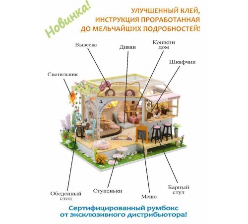 Румбокс, интерьерный конструктор MiniHouse Котокафе Румбокс, интерьерный конструктор MiniHouse Котокафе