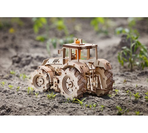 Конструктор деревянный 3D EWA Трактор