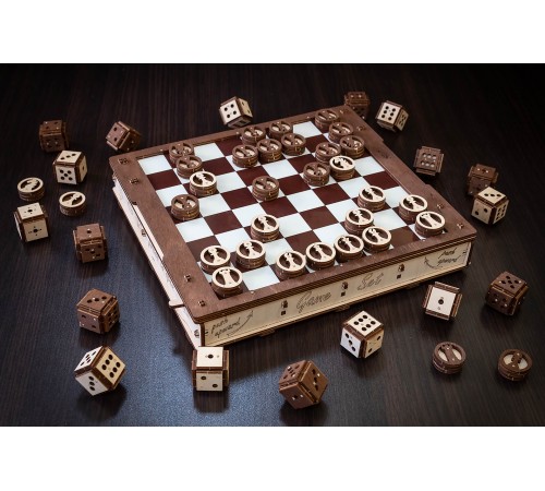 Конструктор деревянный 3D EWA Gameset Игровой набор