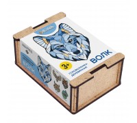 Деревянный мини пазл EWA Волк (10x12см)