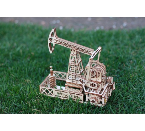 Механический 3D-пазл из дерева Wood Trick Нефтяная Вышка