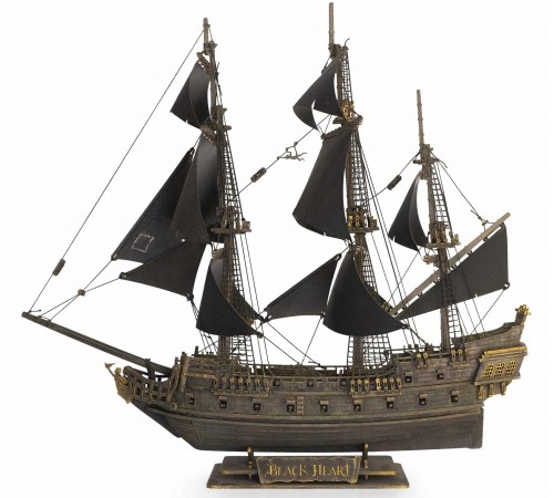 Сборная модель из дерева Lemmo Пиратский корабль "Черное Сердце"
