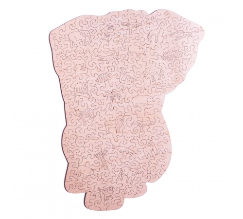 Деревянный пазл Wood Trick Великолепный Слон (36x28 см)