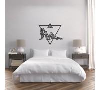 Деревянный декор настенный, панно, сборная модель EWA Design Знаки Зодиака Дева