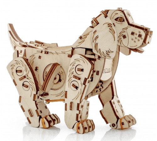 Конструктор деревянный 3D EWA Механическая собака Puppy Конструктор деревянный 3D EWA Механическая собака Puppy
