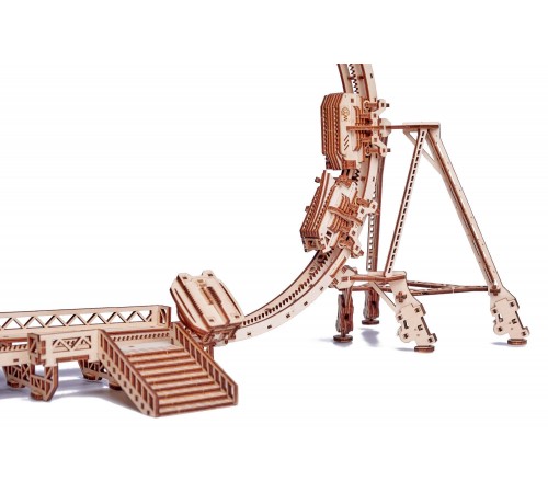 Механическая сборная модель из дерева Wood Trick Большие Американские горки Механическая сборная модель из дерева Wood Trick Большие Американские горки