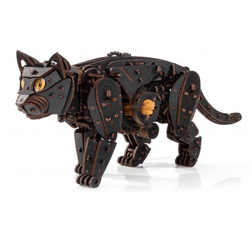 Сборная модель деревянная 3D EWA Механический Черный Кот (Кошка) Сборная модель деревянная 3D EWA Механический Черный Кот (Кошка)