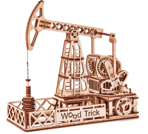 Механический 3D-пазл из дерева Wood Trick Нефтяная Вышка