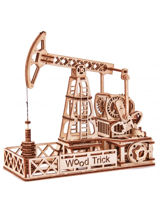 Механический 3D-пазл из дерева Wood Trick Нефтяная Вышка
