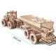 Механическая сборная модель Трактор КИРОВЕЦ К-7М с мотором + Прицеп