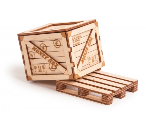 Механический 3D-пазл из дерева Wood Trick Погрузчик Механический 3D-пазл из дерева Wood Trick Погрузчик