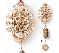 Механическая сборная модель Wood Trick Настенные часы с маятником
