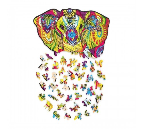 Деревянный пазл Wood Trick Великолепный Слон (36x28 см)