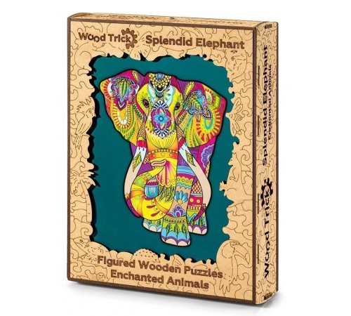 Деревянный пазл Wood Trick Великолепный Слон (36x28 см)