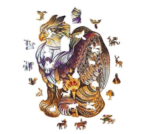 Деревянный пазл Wood Trick Громовой Грифон (35x26 см)