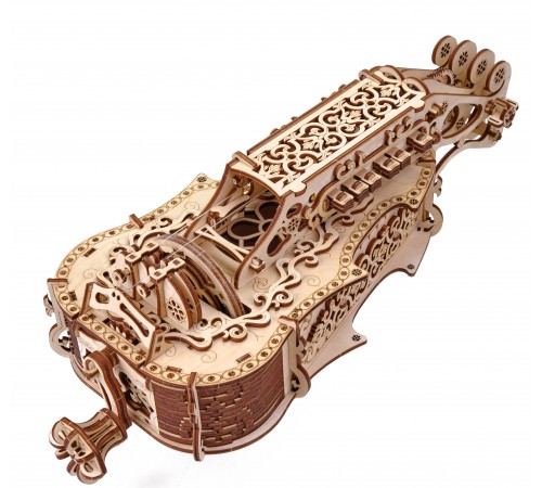 Механическая сборная модель, деревянный конструктор Wood Trick Лира Да Винчи