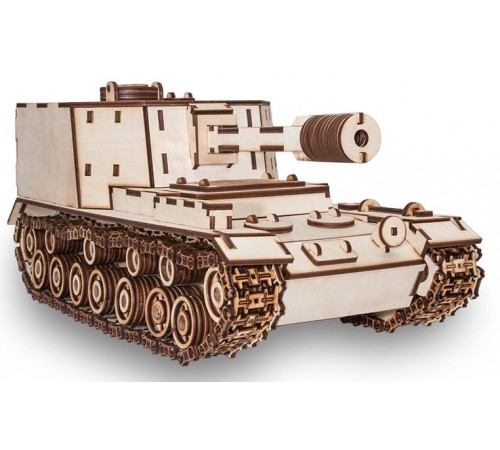 Конструктор деревянный 3D EWA Танк САУ-212 Конструктор деревянный 3D EWA Танк САУ-212