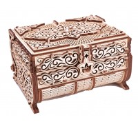 Cборная модель Wood Trick Шкатулка, декорированная кристаллами Swarovski ®