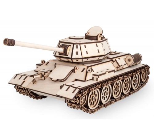 Конструктор деревянный 3D EWA Танк T-34-76