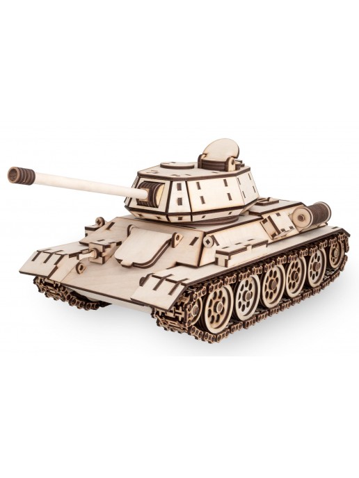 Конструктор деревянный 3D EWA Танк T-34-76