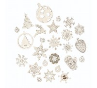 Набор Новогодних украшений из дерева Lemmo