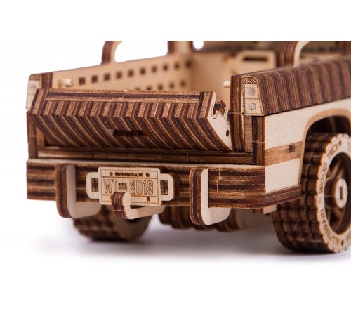 Механический 3D-пазл из дерева Wood Trick Пикап WT-1500