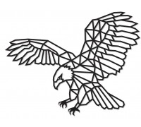 Деревянный декор настенный, панно, сборная модель EWA Design Орел