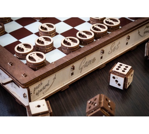 Конструктор деревянный 3D EWA Gameset Игровой набор