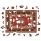 Деревянный фигурный пазл EWA Бабушкин советский ковер 39x28 см