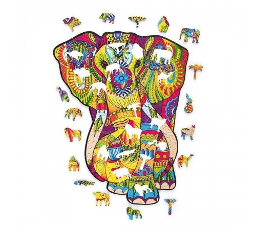 Деревянный пазл Wood Trick Великолепный Слон (36x28 см)