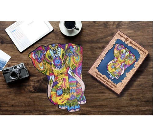 Деревянный пазл Wood Trick Великолепный Слон (36x28 см)